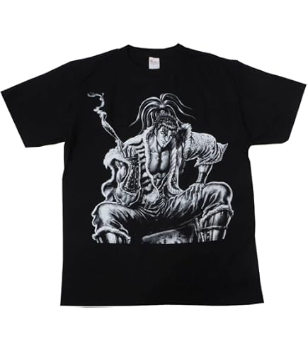 Amazon.co.jp: 花の慶次 Tシャツ 前田慶次郎利益 かぶき者 (L